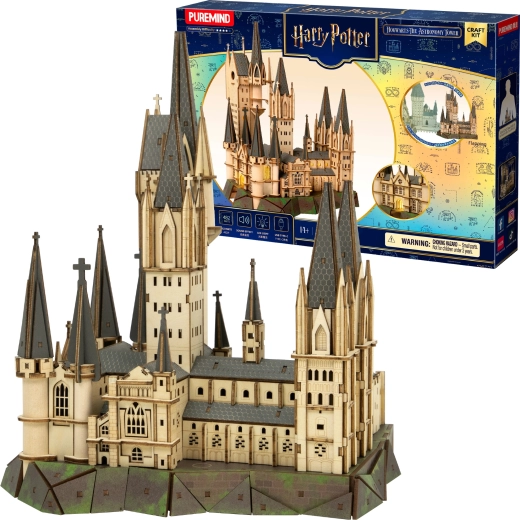 Puremind Harry Potteri puidust 3D pusle – Sigatüüka astronoomiatorn (DIY)