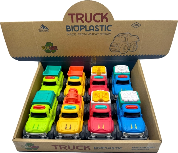 Bioplastic mini-veoauto Truck 11 cm – erinevad variandid