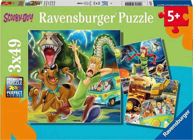 Ravensburgeri pusle SCOOBY-DOO 3×49 tükki