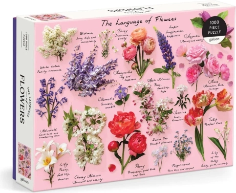 Puzzle Galison Lillede keel 1000 tükki