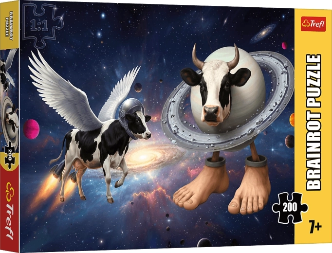Trefl Puzzle BrainRots: Crazy Cow 200 pieces