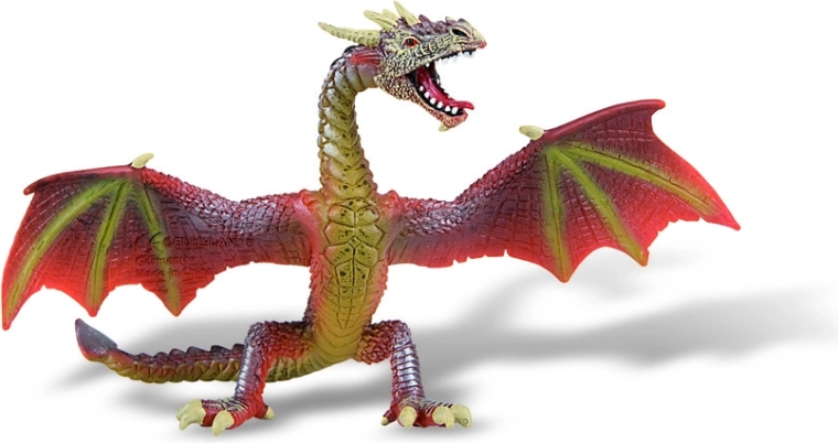 Bullyland punane draakon
