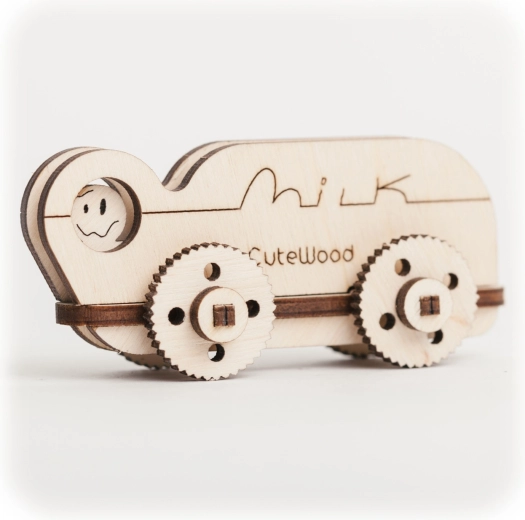 CuteWood puidust 3D pusle piimaveok
