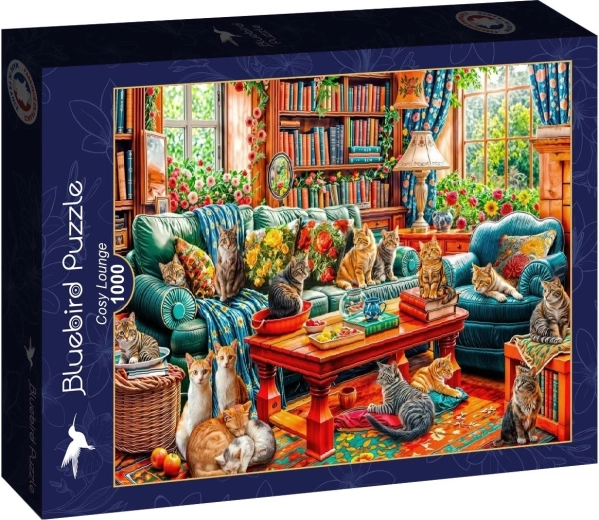Bluebird Puzzle Cozy Living Room 1000 Pieces