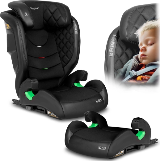 Nukido Louis child car seat black 100–150 cm ISOFIX i-Size