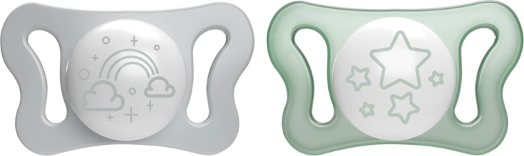 Chicco lutt PhysioForma Micro öine silikoonist 0–2 kuud, 2 tk