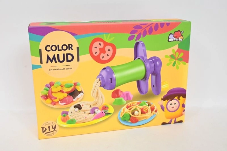 Color Mud DIY käsitsi tehtav plastiliinikomplekt pastapressiga