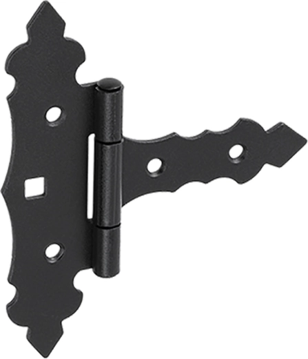 Decorative Hinge Black 75 × 35 × 130 × 2 mm
