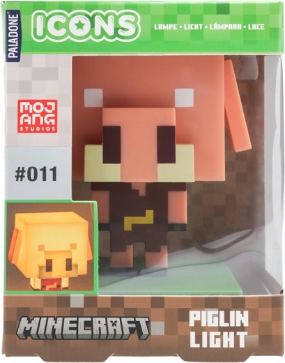 Öölamp Minecrafti põrsas Icon Light 11 cm