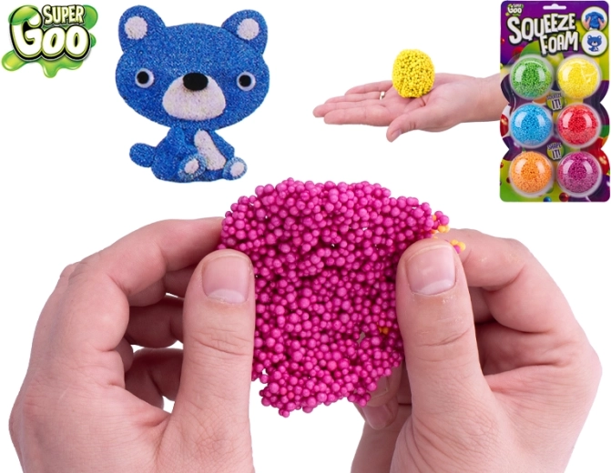 Super Goo vahtjas modelleerimismass – 6 värvi komplekt