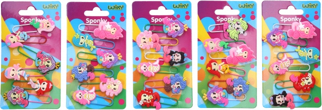 Merineitsi-teemalised juukseklambrid ja järjehoidjad, komplekt 6 tk