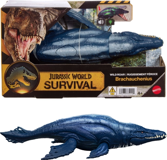 Interaktiivne dinosauruse figuur JURASSIC WORLD Survival Brachauchenius 30 cm