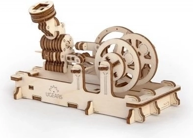 Puidust 3D pusle UGEARS Õhumootor – mehaaniline mudel