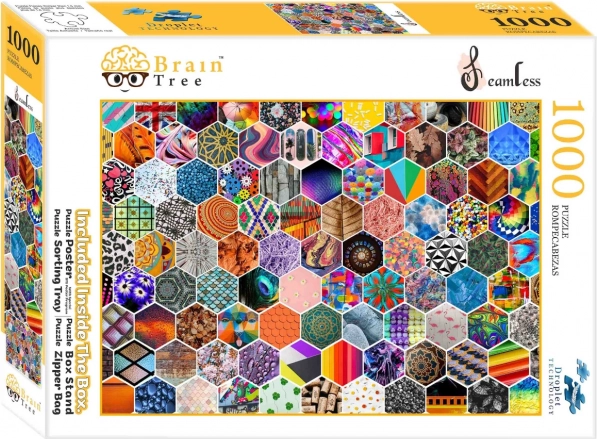 Puzzle Mustrid 1000 tükki Brain Tree