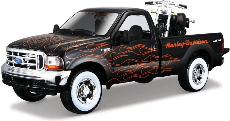 Maisto Harley-Davidson Custom 1999 Ford F-350 Super Duty Pickup 1:24