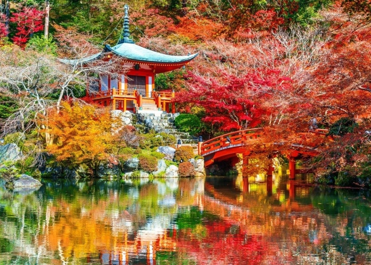 Puzzle BLUEBIRD Daigoji Temple in Autumn Kyoto – 500 pieces
