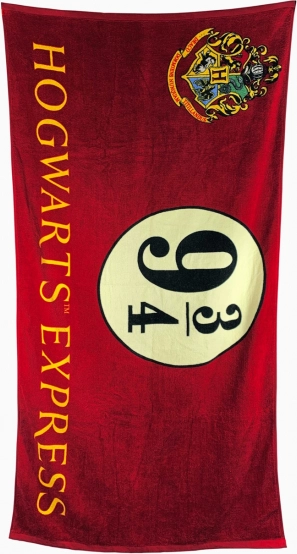 Harry Potteri rätik, perroon 9 ja 3/4, 75 × 150 cm