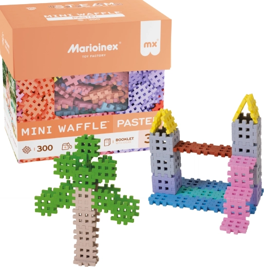 Marioinex Mini Waffle Pastel ehituskomplekt, 300 detaili