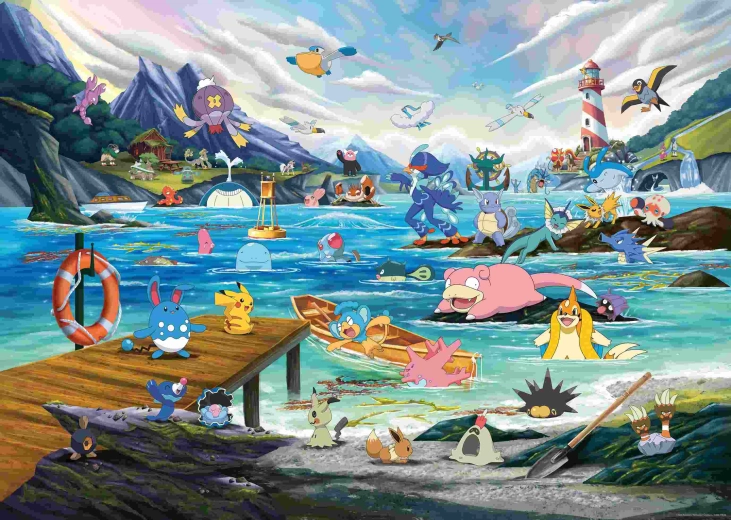 Ravensburger Pokémon Breakout 3 pusle, 1000 tükki