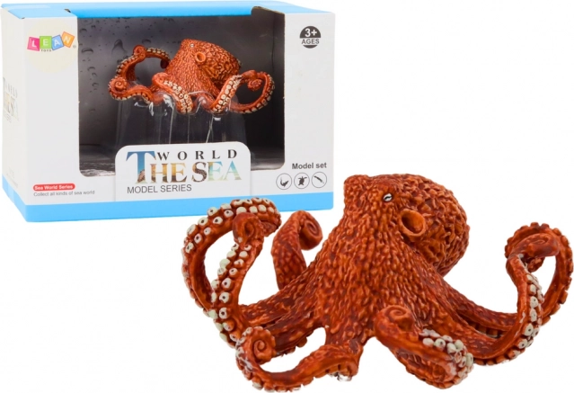 Hiiglasliku oranži kaheksajala figuur 10 cm