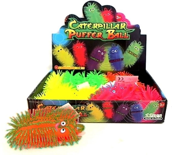 Light-Up Anti-Stress Stretch Squid with Spikes 12 cm