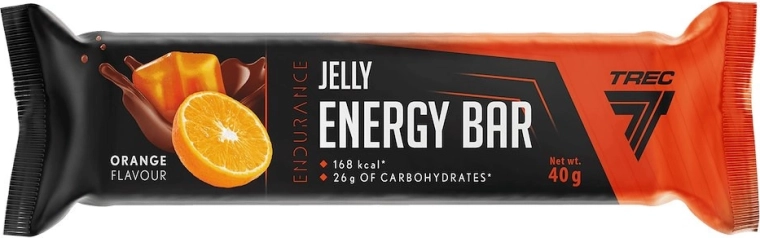 Trec Endurance energy jelly bar with orange flavor 40 g