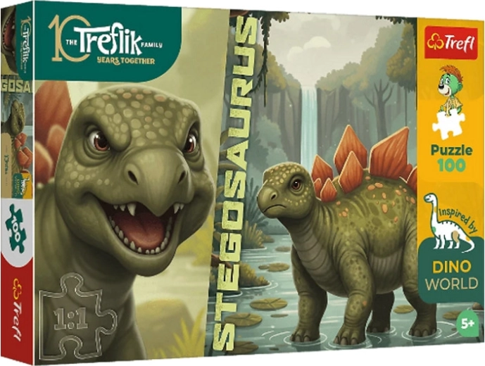 Puzzle InspiredByDinoWorld stegosaurus 100 tükki