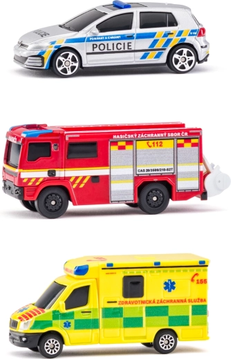 Maisto päästeautode komplekt Tšehhi Vabariik 1:64
