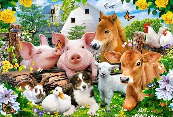 Laste maxi pusle – FARM FRIENDS, 40 tükki, CASTORLAND