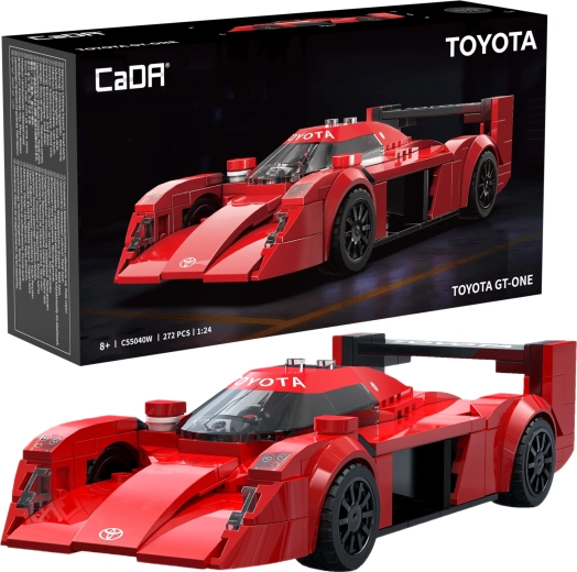 CaDA ehituskomplekt võidusõiduauto Toyota GT-One (272 detaili)