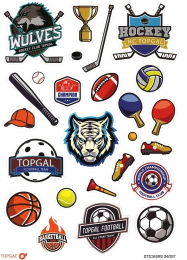 Topgal Sports Stickers