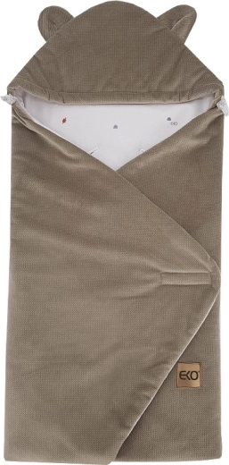 EKO swaddle footmuff for car seat Velvet Fox 110 × 100 cm