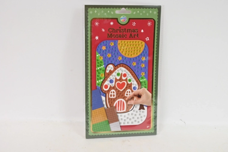 CCG Christmas mosaic A5 gingerbread house