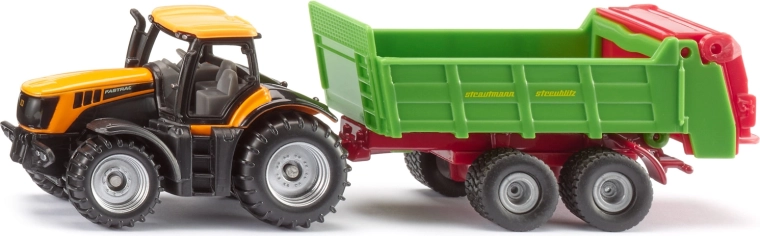 Siku traktor JCB universaalse Strautmanni puisturiga