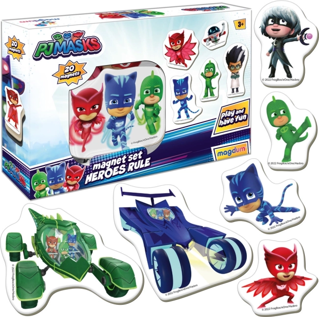 PJ MASKS pidžaamerite magnetite komplekt lastele