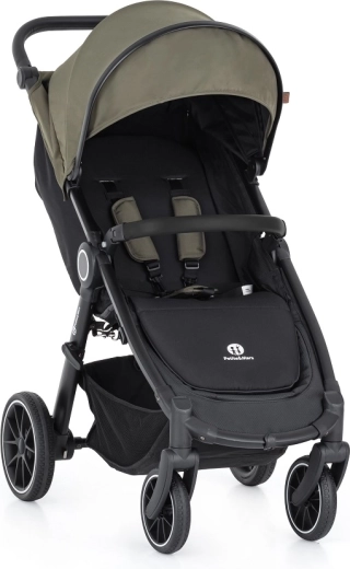 Petite&Mars sportkäru Street+ RWS black mature olive