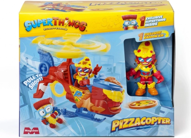 SuperThings Pizzacopter ketaste väljalaskjaga