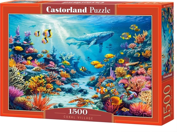 Castorland Coral Village puzzle, 1500 pieces
