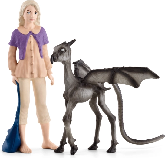 Harry Potter Luna Lovegood ja noor thestral