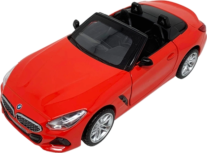 Metallist mudel BMW Z4 M40i 1:30 tulede ja helidega