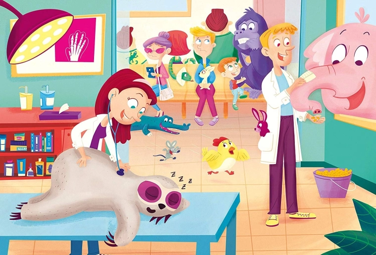 Clementoni Maxi 60 Puzzle – Veterinarian