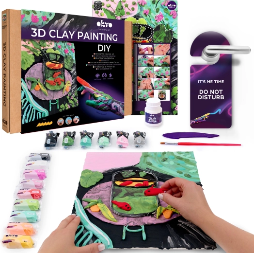 Okto art set: modeling paste painting Goldfish – Henri Matisse 30 × 40 cm