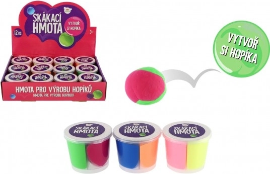 Hüppav voolimismass topsis 7 × 6 cm, 3 värvi segu
