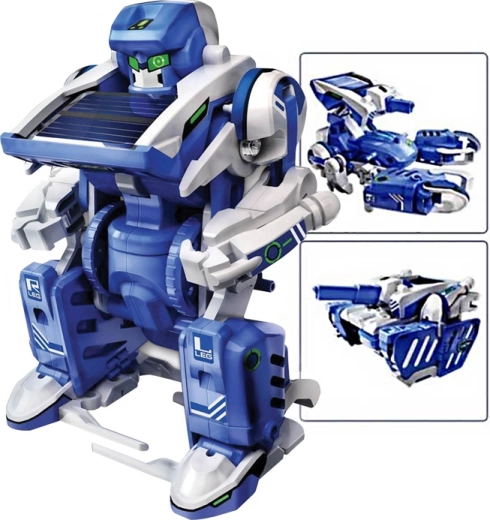 Solaarrobot 3in1 Sparkys – ehituskomplekt lastele