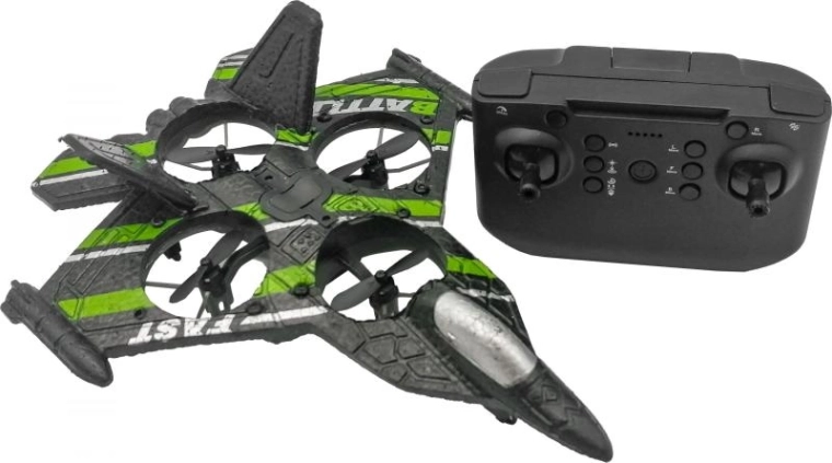 Drivero RC green fighter jet
