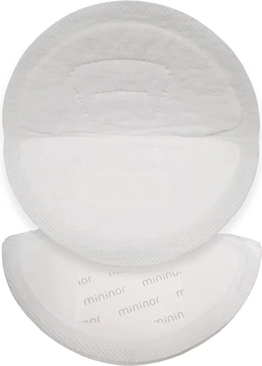 Mininor disposable breast pads white 24 pcs