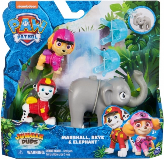 Paw Patrol Jungle Pups figuurid Skye ja Marshall lisadega
