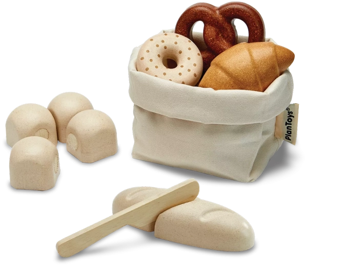 PlanToysi puidust pagaritoodete komplekt