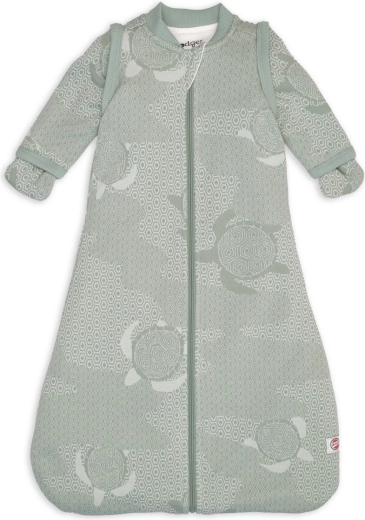Lodger sleeping bag with sleeves matcha silk 50/62
