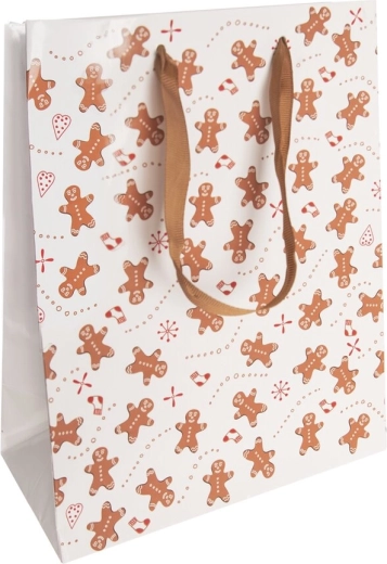 Gift paper bag – gingerbread 18 × 10 × 23 cm